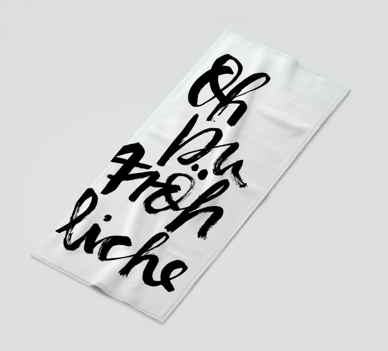 Oh Du Fröhliche telo mare da Brushmeetspaper