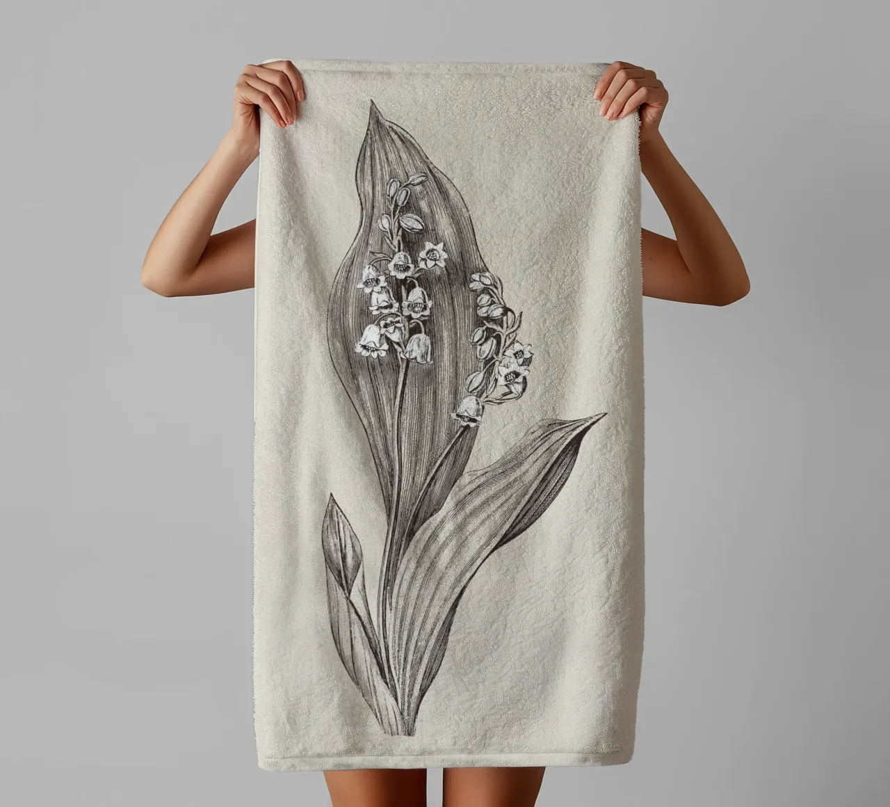 Lily of the valley no. 1 asciugamano da bagno da apoloprints
