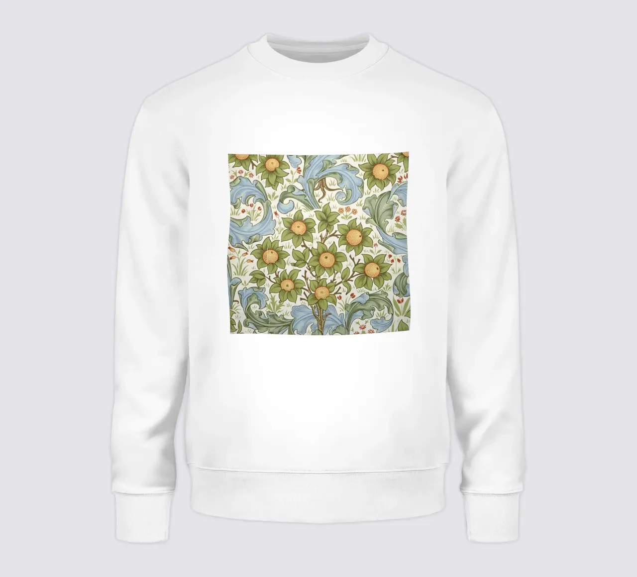 William Morris Design floreale felpa da William Store