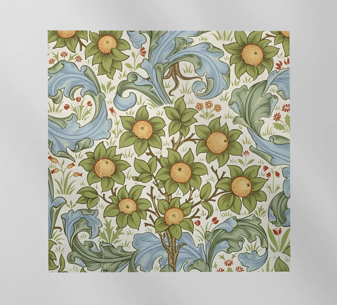 William Morris Design floreale pellicola backlit da William Store