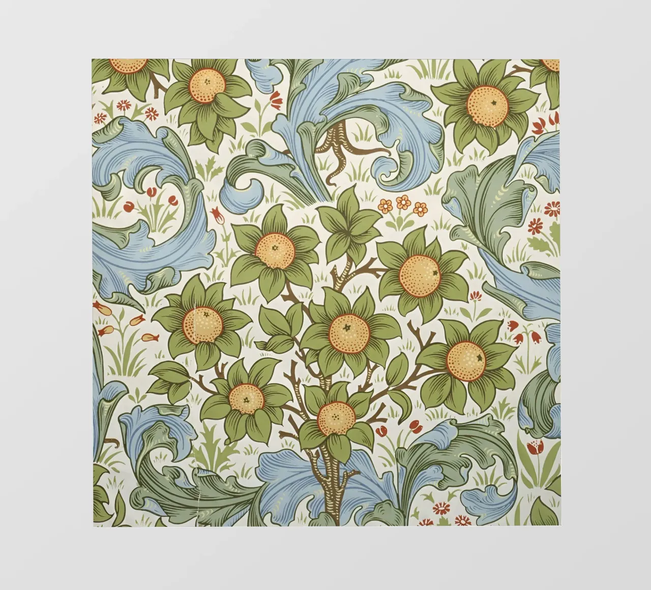 William Morris Design floreale pellicola backlit da William Store
