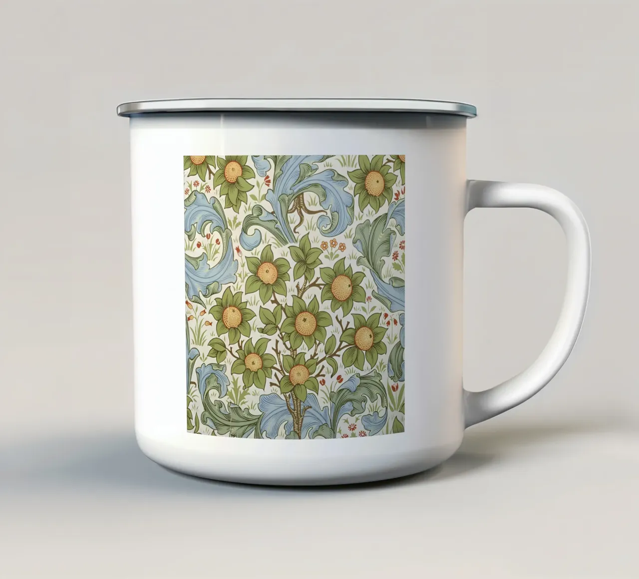 William Morris Design floreale tazza in smalto da William Store