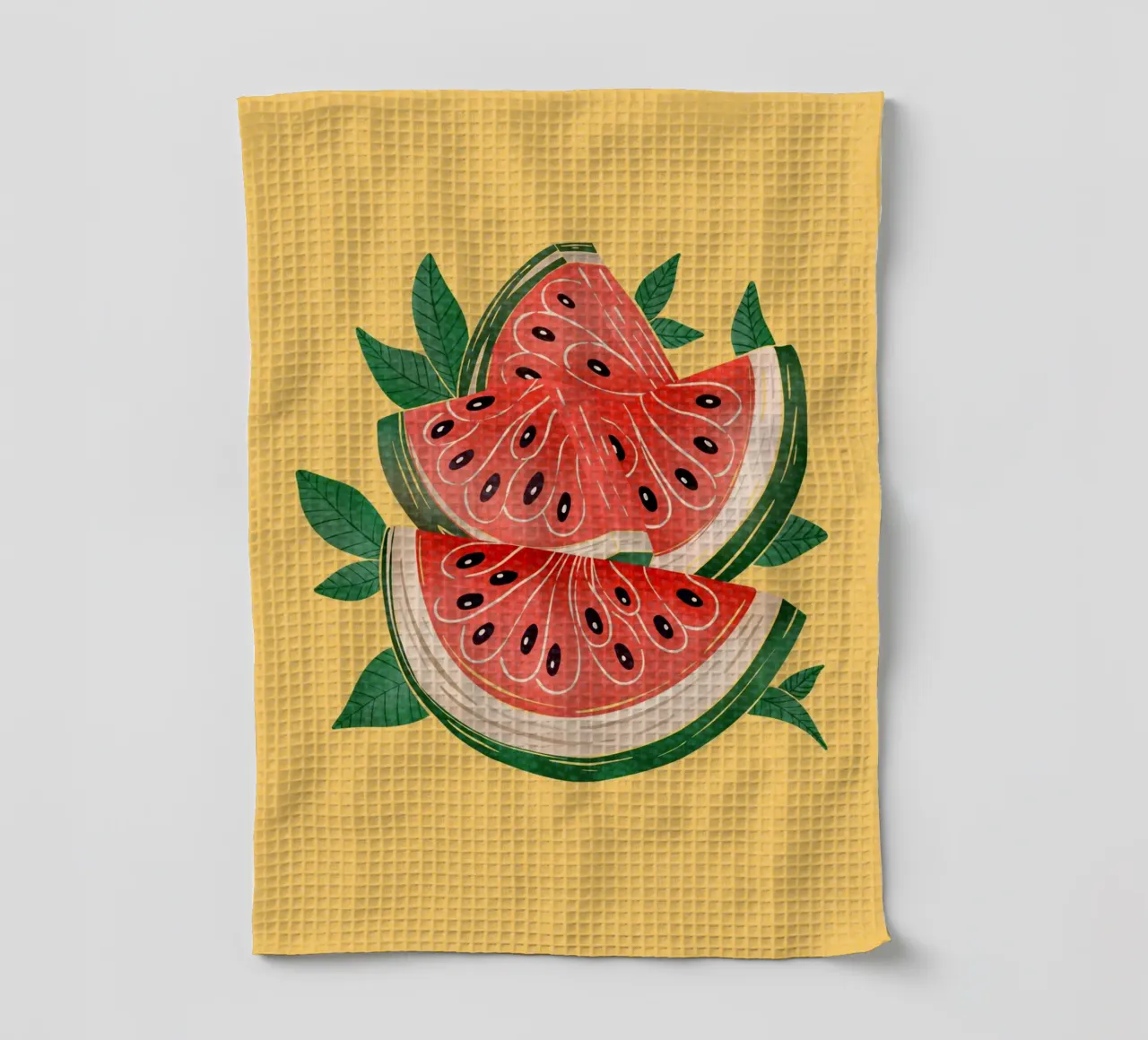 Summer Watermelon Joy Geschirrtuch von Claudia S. Design