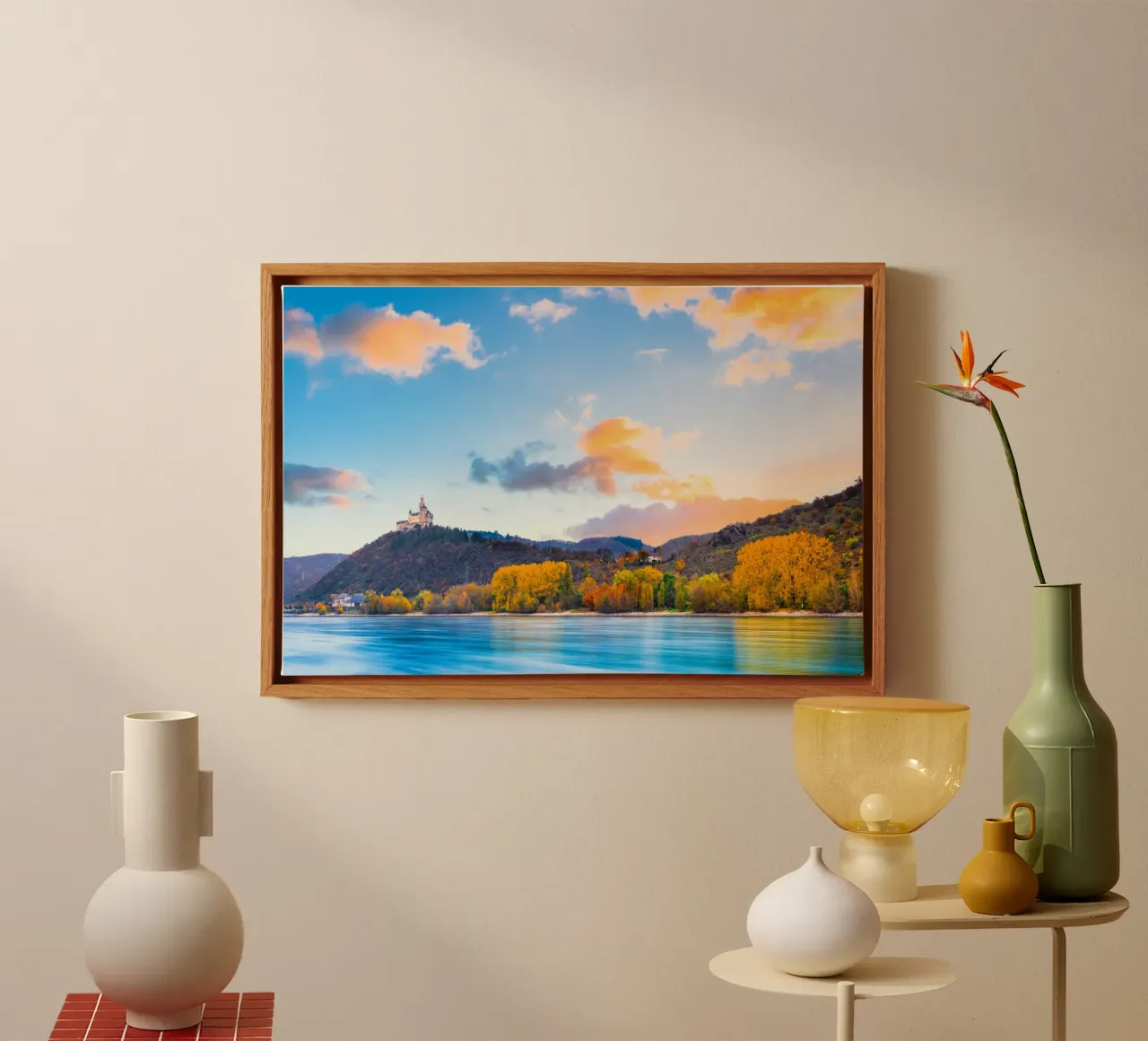 DER RHEIN 07 canvas by Tom Uhlenberg