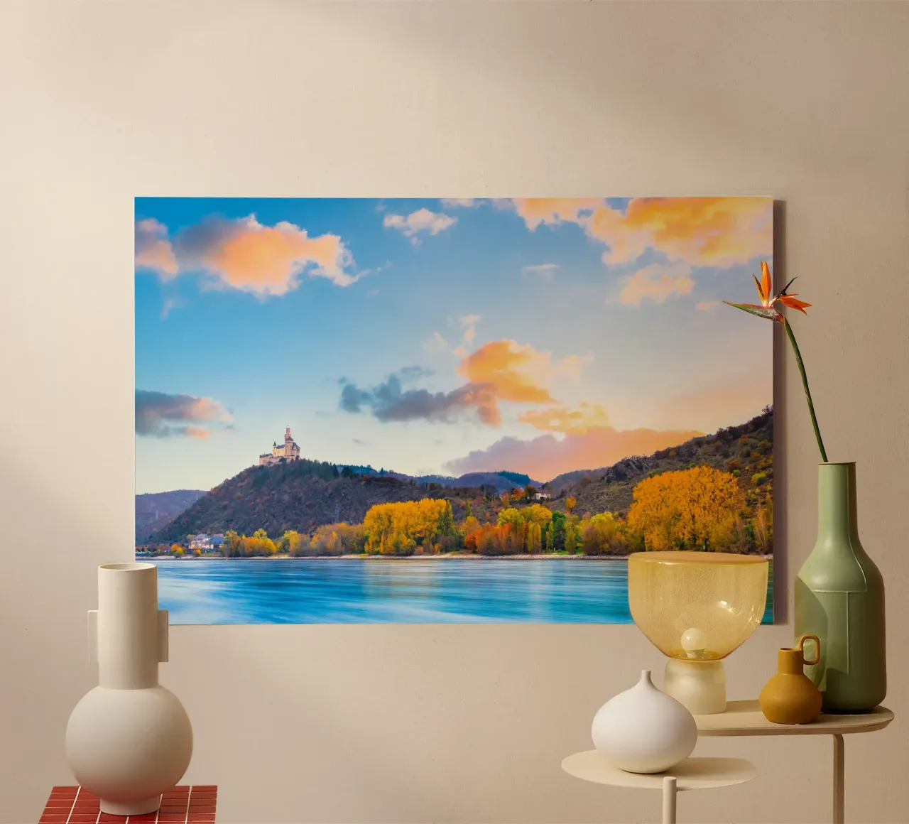 DER RHEIN 07 canvas by Tom Uhlenberg