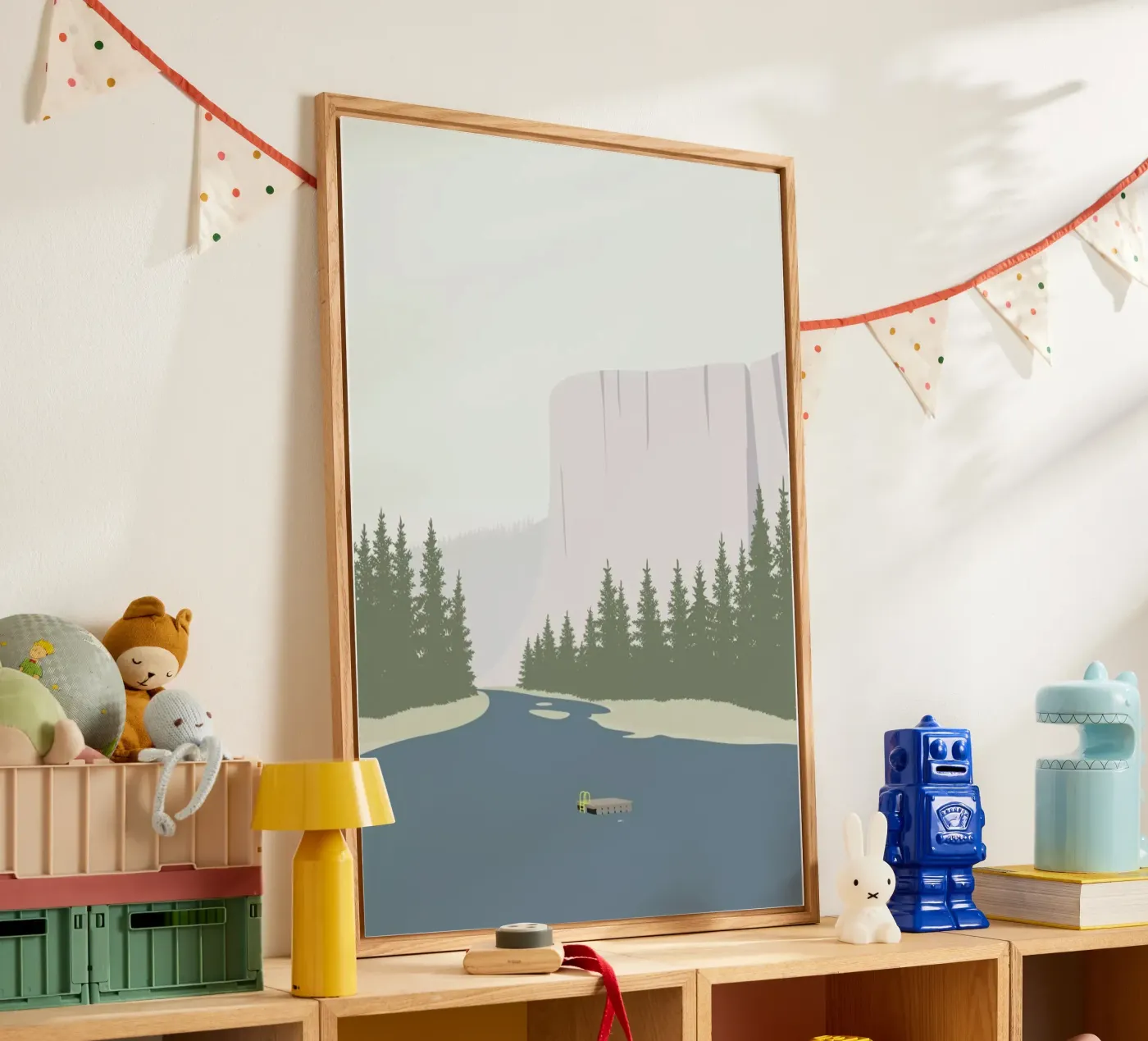 Tømmerflåde plexiglas de Swen Swensøn