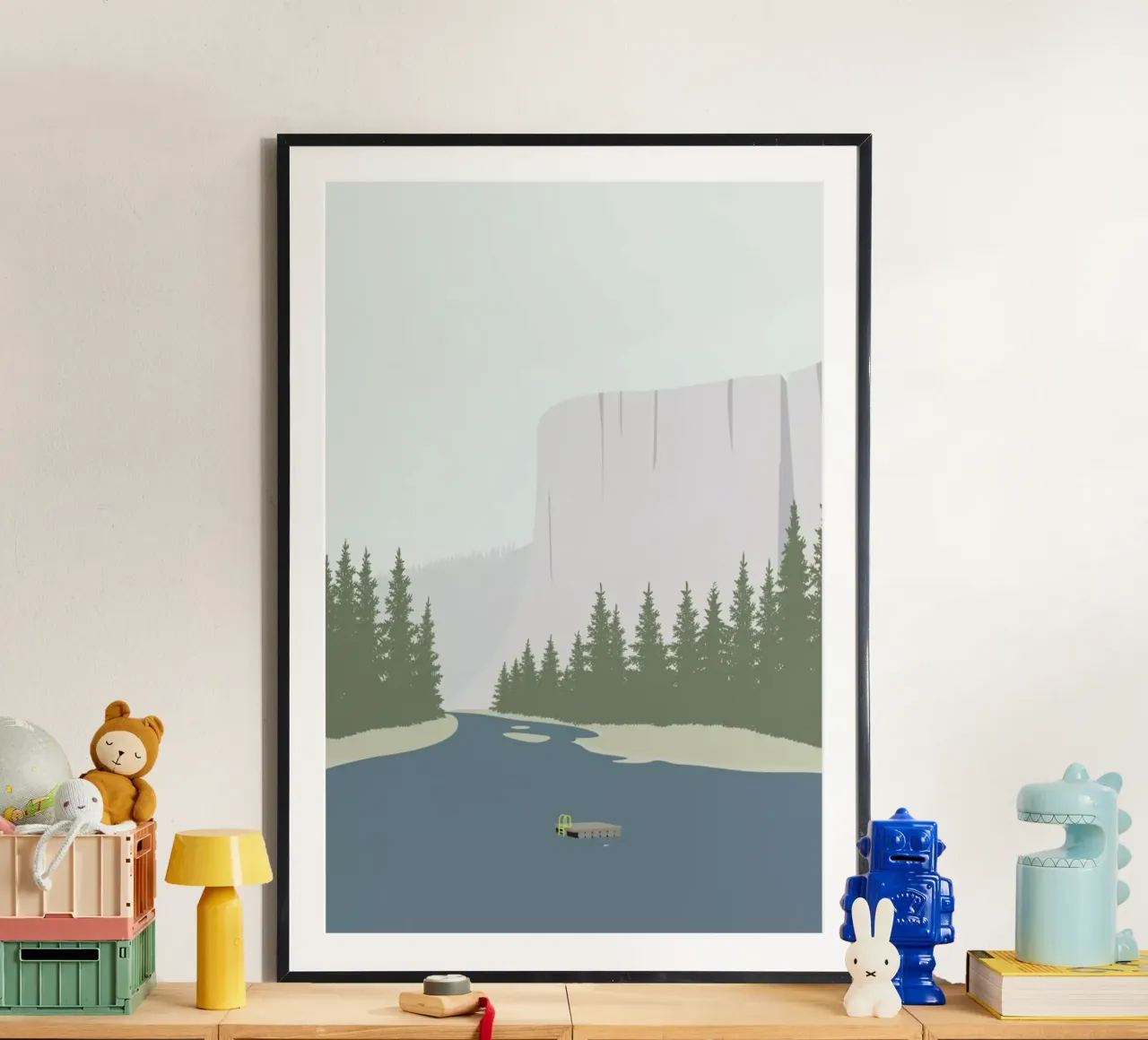 Tømmerflåde poster con telaio in plastica da Swen Swensøn