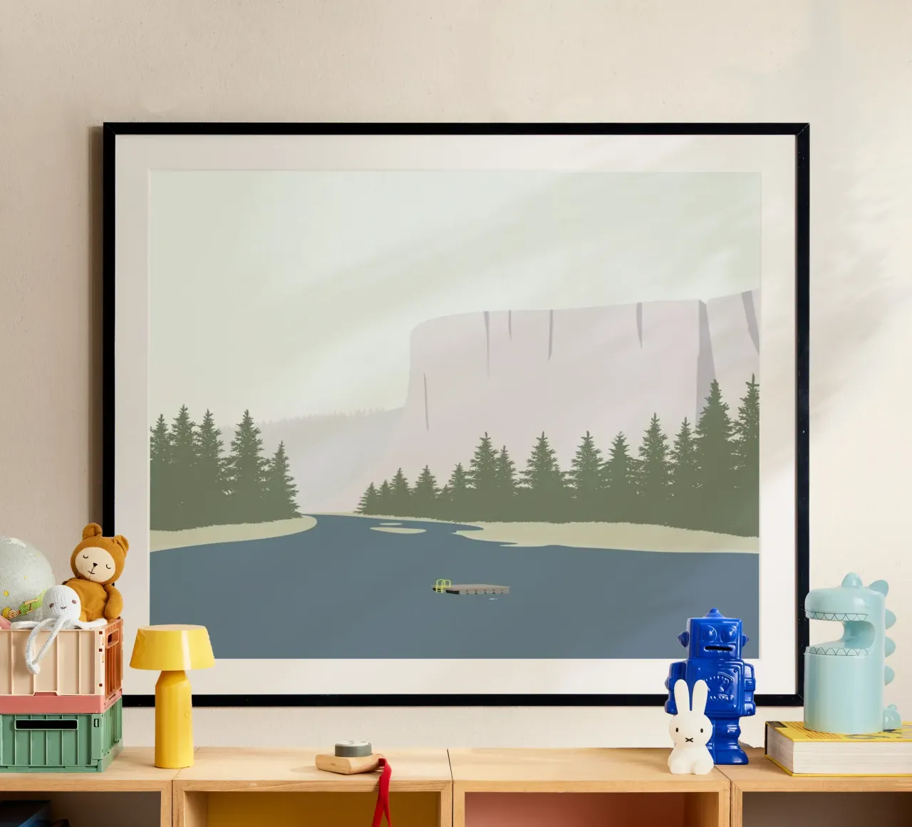 Tømmerflåde poster con telaio in plastica da Swen Swensøn
