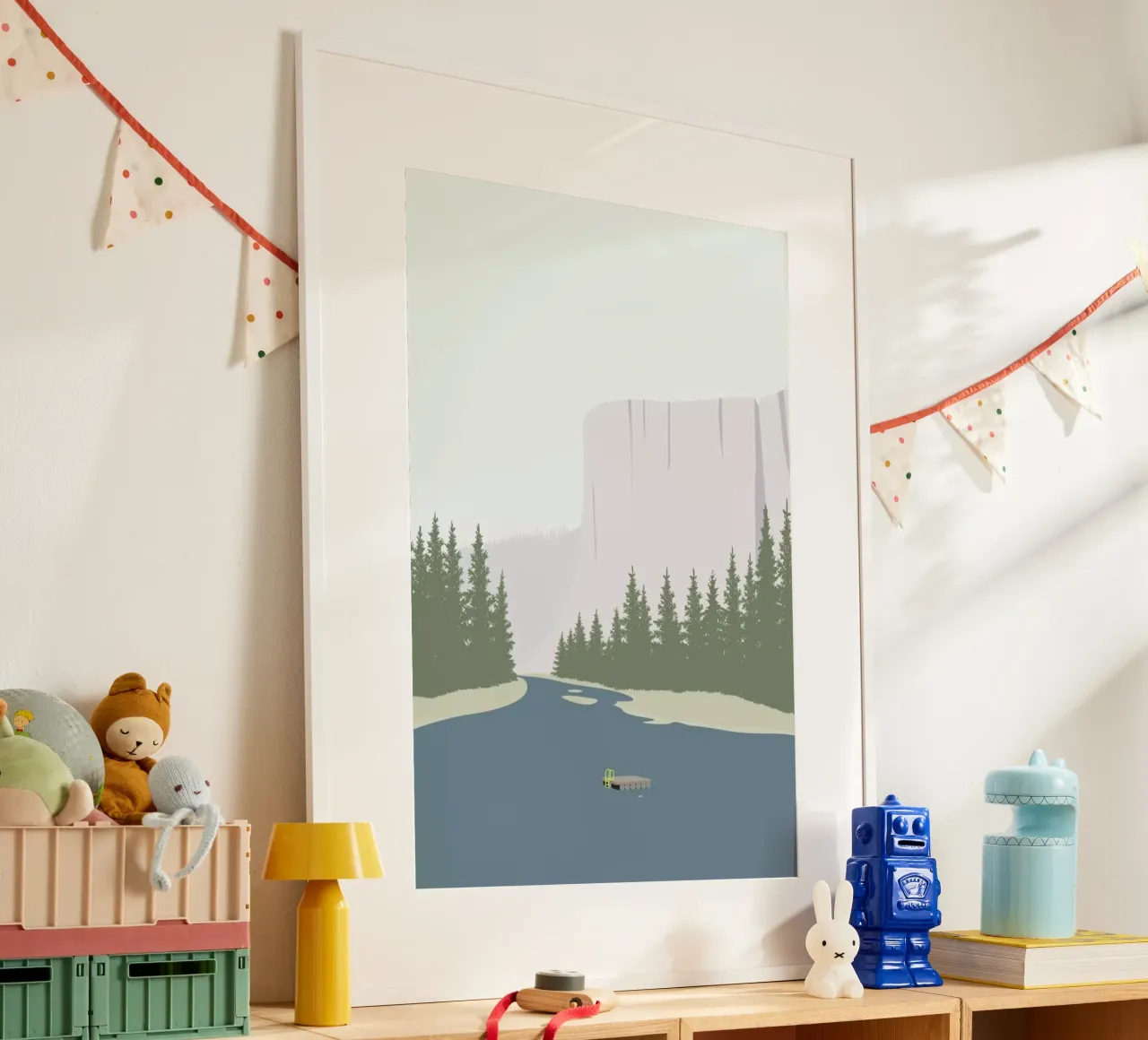 Tømmerflåde poster con telaio in plastica da Swen Swensøn
