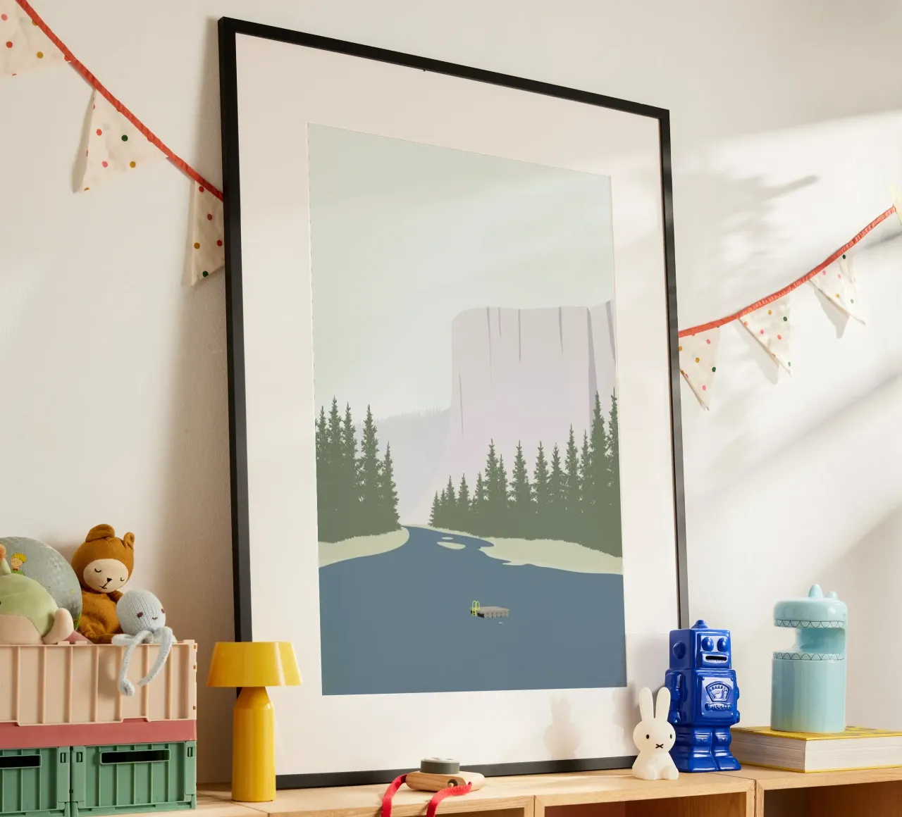 Tømmerflåde poster con telaio in plastica da Swen Swensøn