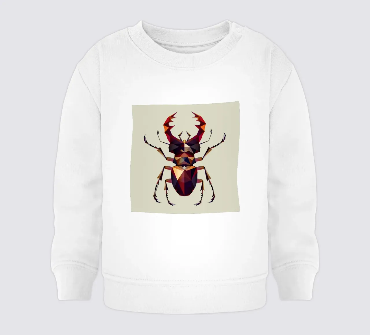 Impressionante scarabeo cervo in stile geometrico moderno felpa neonato da namosh