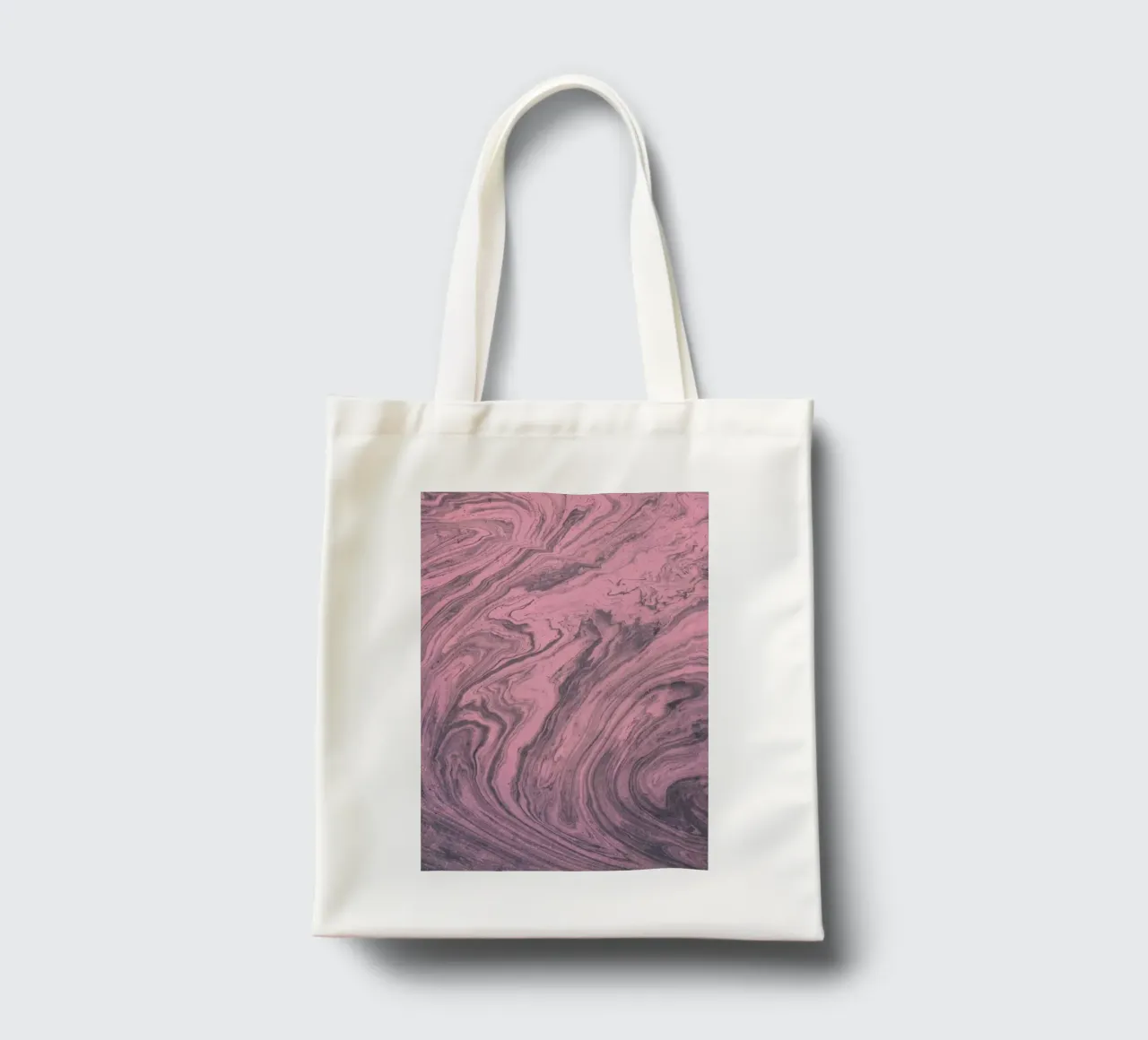 Pink Marbled Texture borsa in juta da cafelab