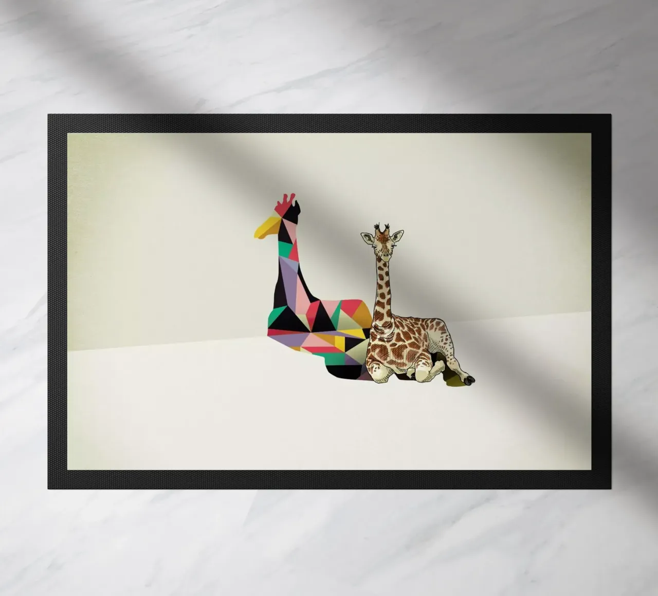 Walking Shadow - Giraffe zerbino da Jason Ratliff