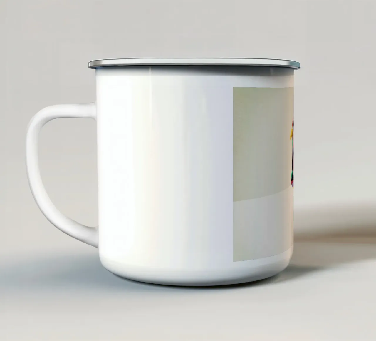 Walking Shadow - Giraffe tazza in smalto da Jason Ratliff