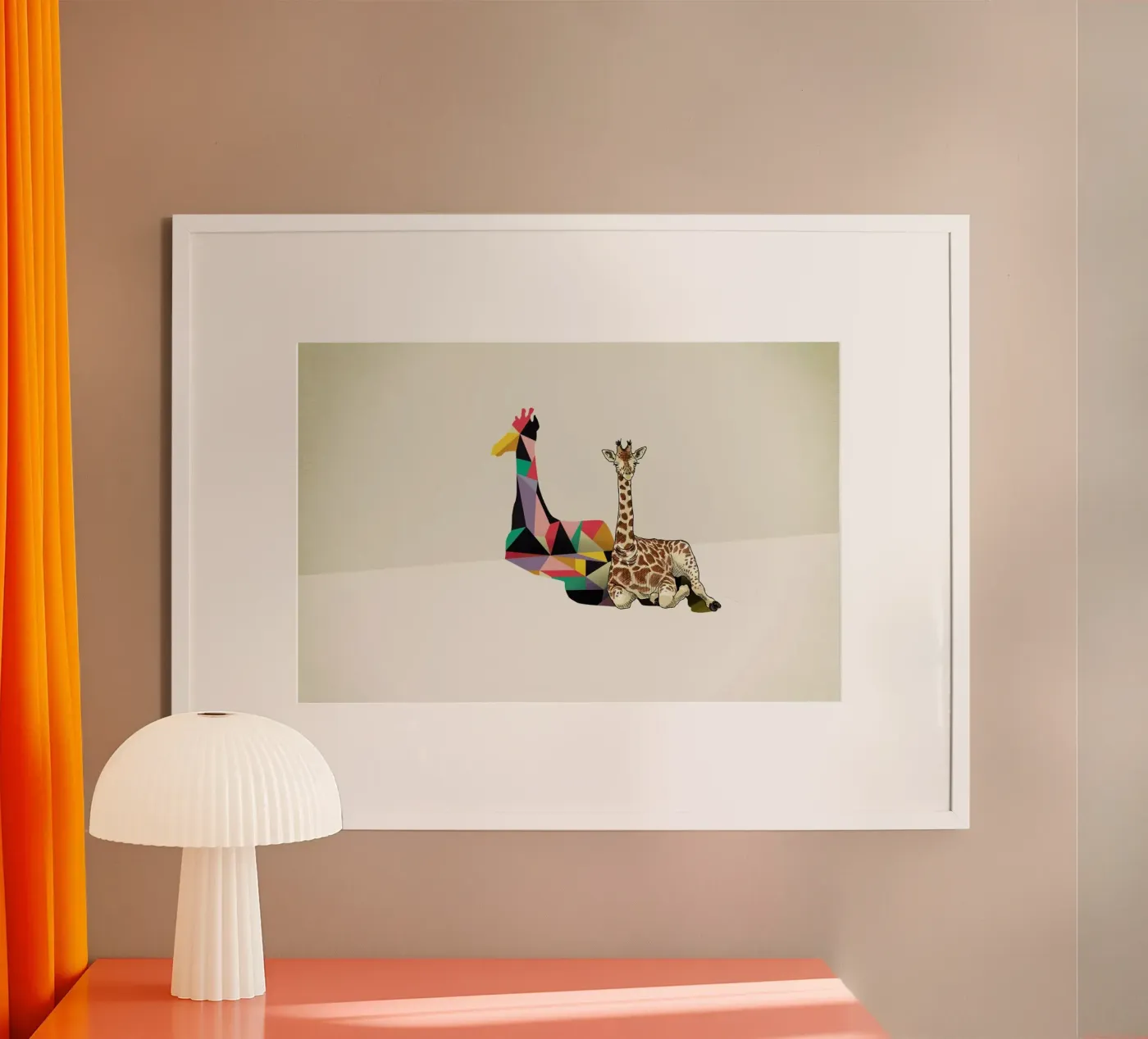 Walking Shadow - Giraffe poster da Jason Ratliff