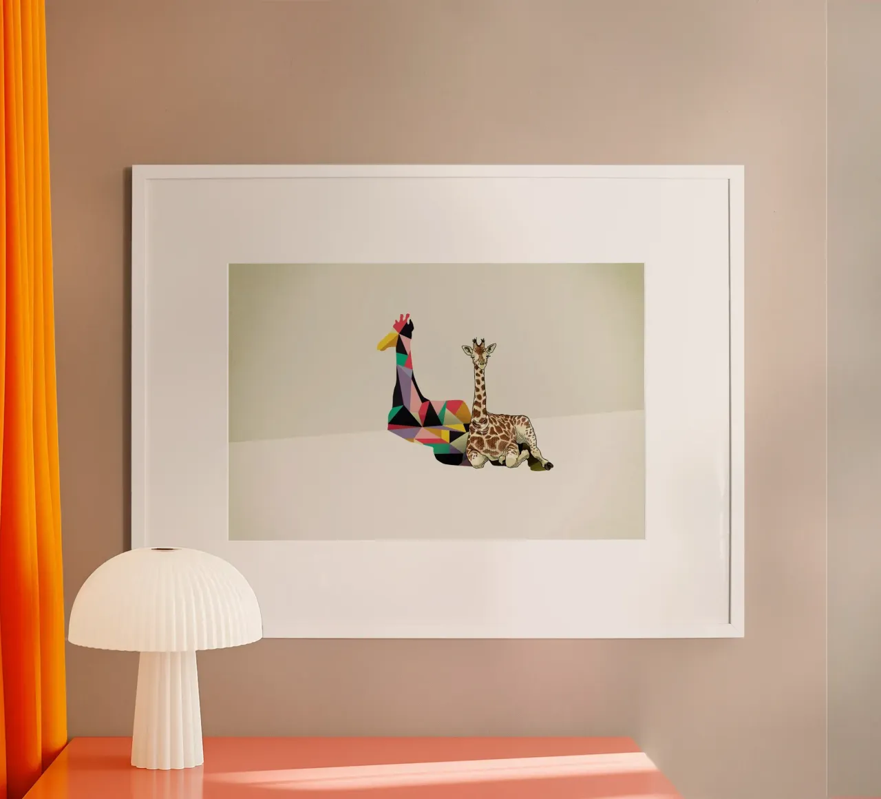 Walking Shadow - Giraffe poster da Jason Ratliff