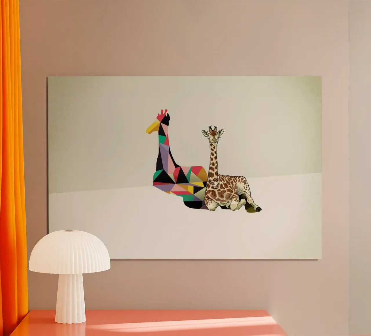 Walking Shadow - Giraffe poster da Jason Ratliff