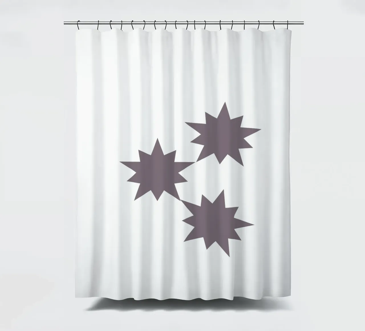 Tre stelle viola tenda da doccia da Something for you