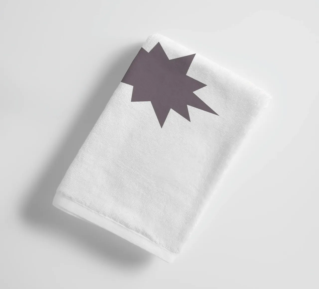 Tre stelle viola asciugamano da bagno da Something for you