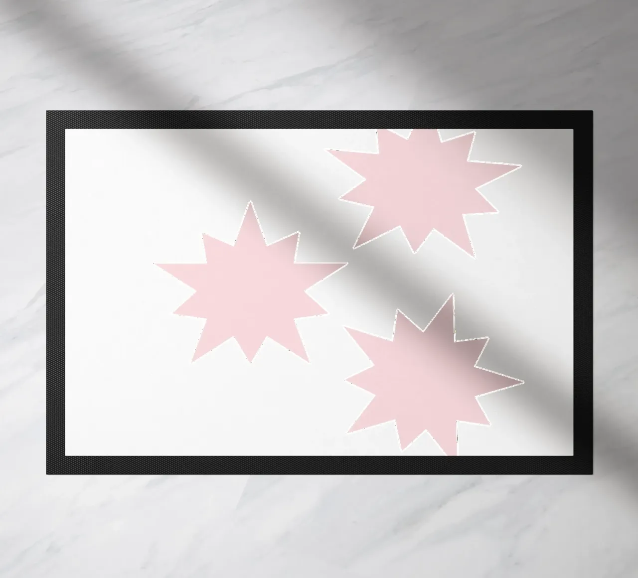 Tre stelle rosa zerbino da Something for you