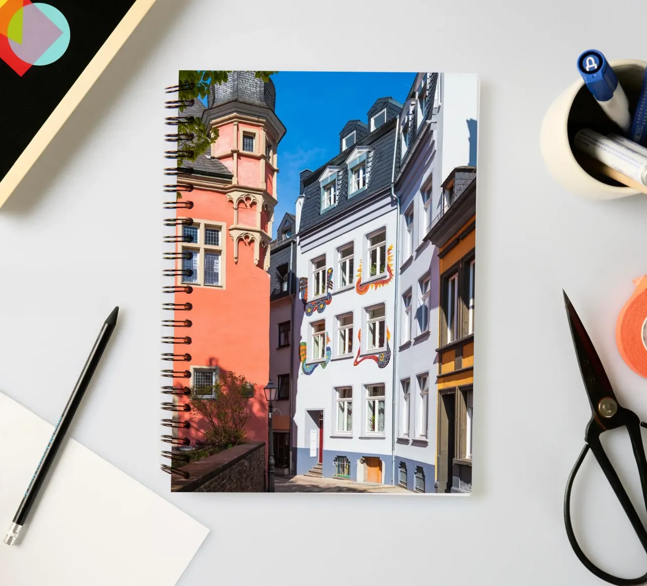 KOBLENZ 02 spiral notebook by Tom Uhlenberg
