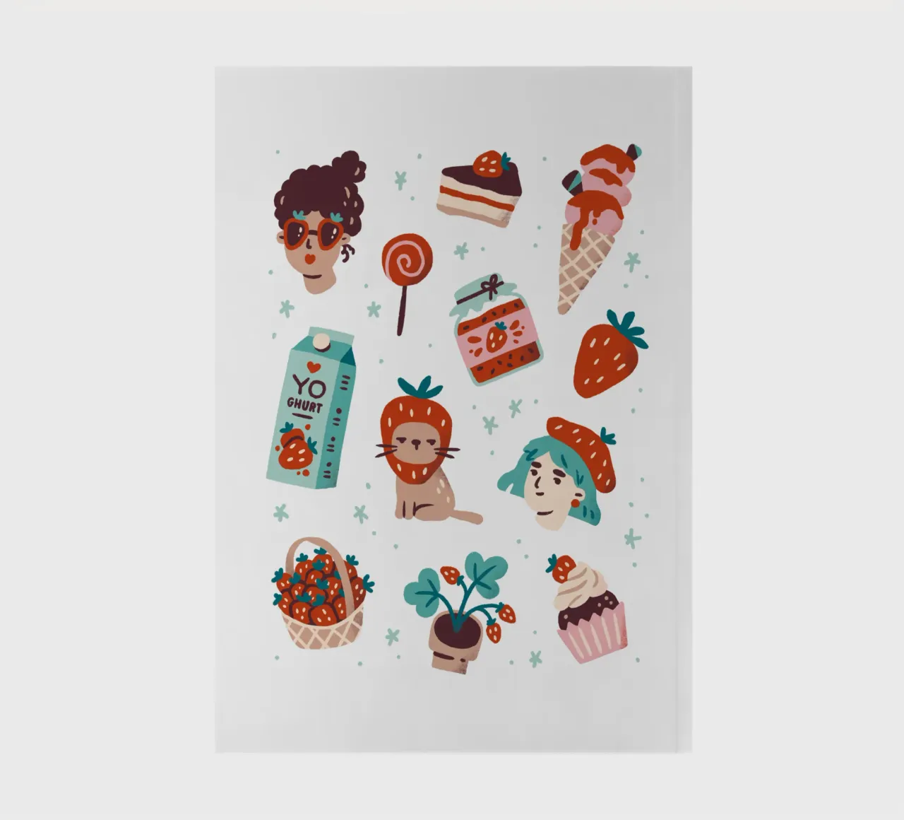 All Things Strawberry carnet de notes de sashakolesnik