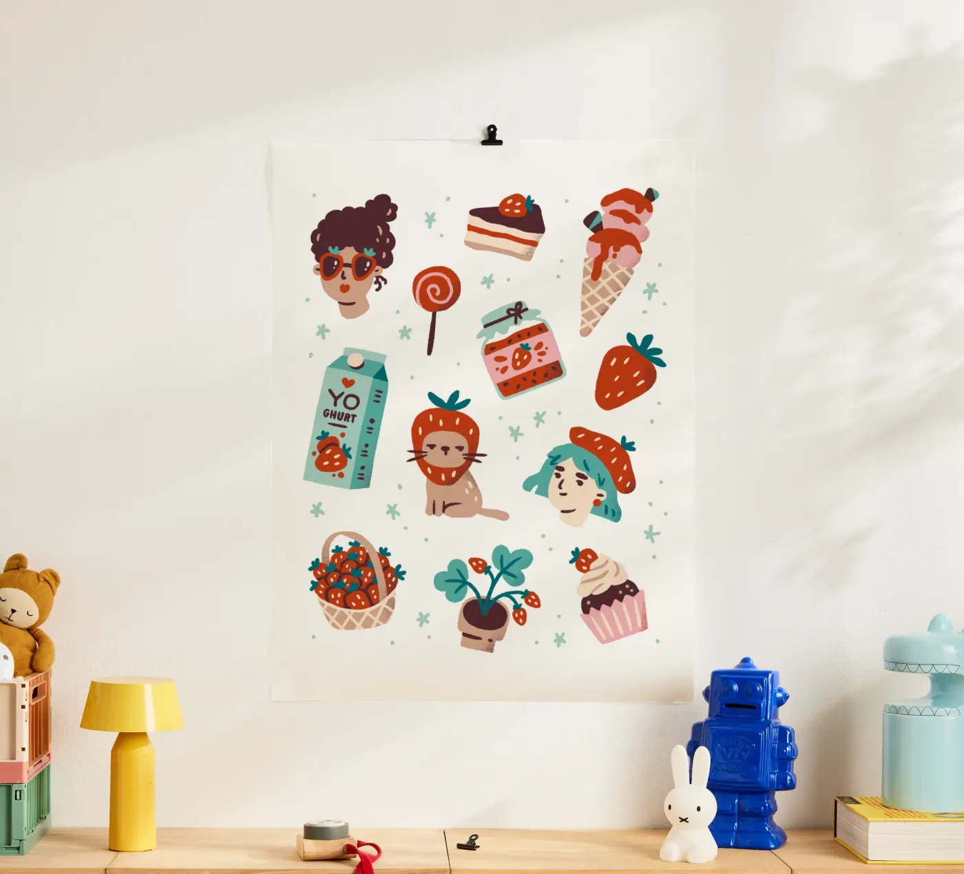 All Things Strawberry poster da sashakolesnik