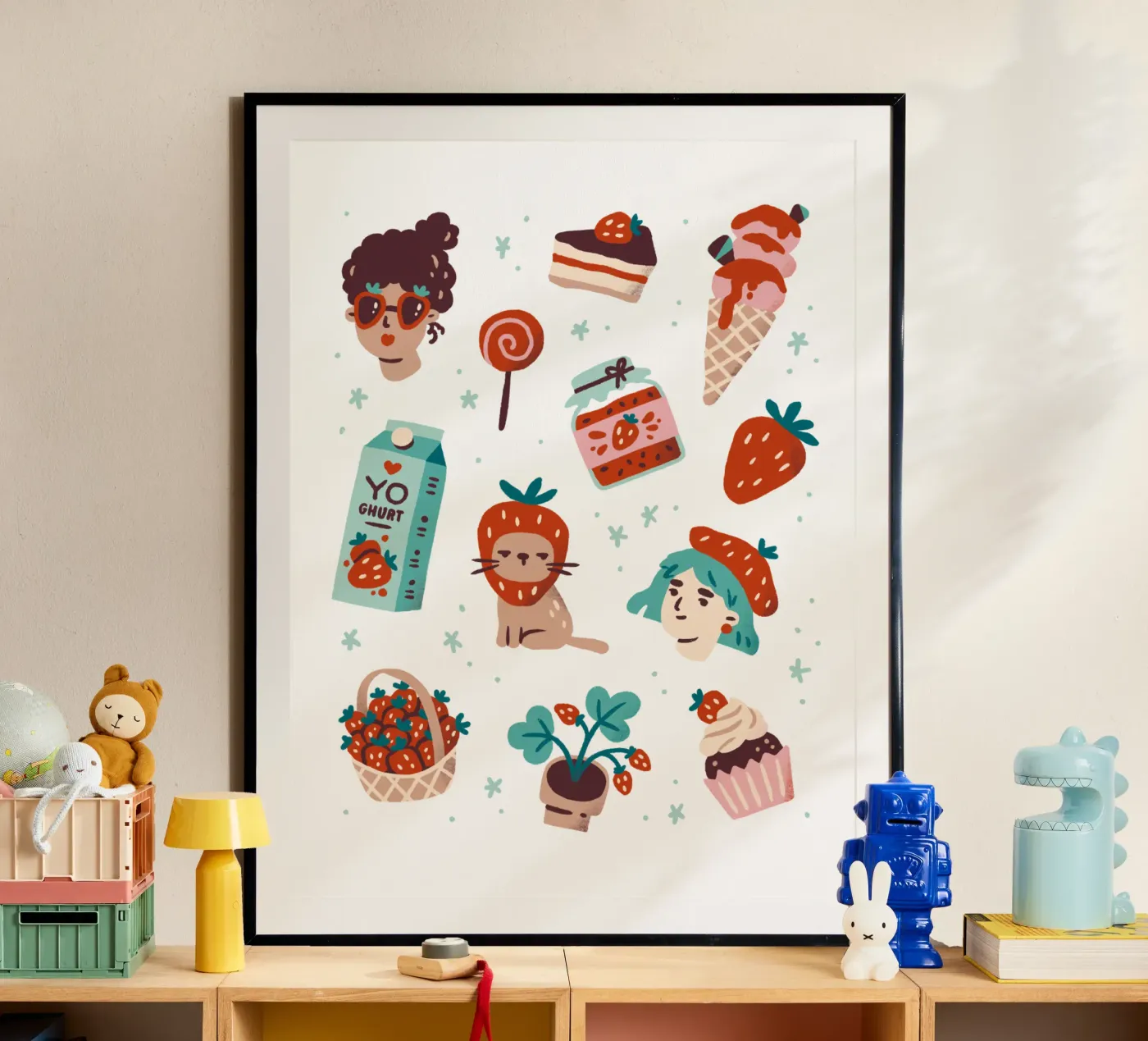 All Things Strawberry poster da sashakolesnik