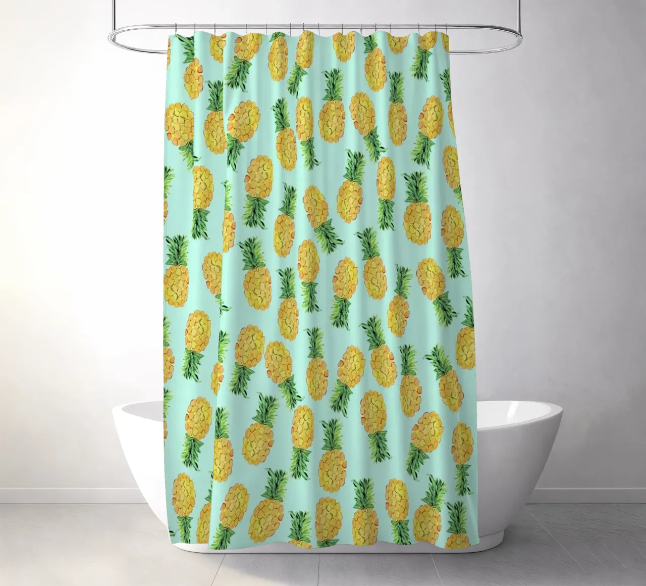 Pineapples Duschvorhang von Amy Sia