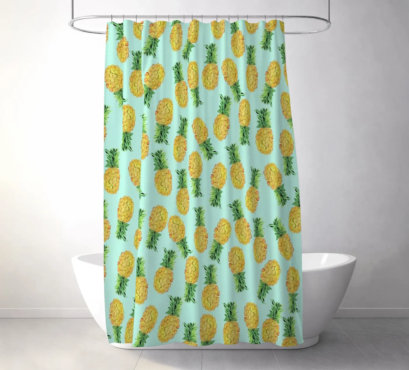 Pineapples Duschvorhang von Amy Sia