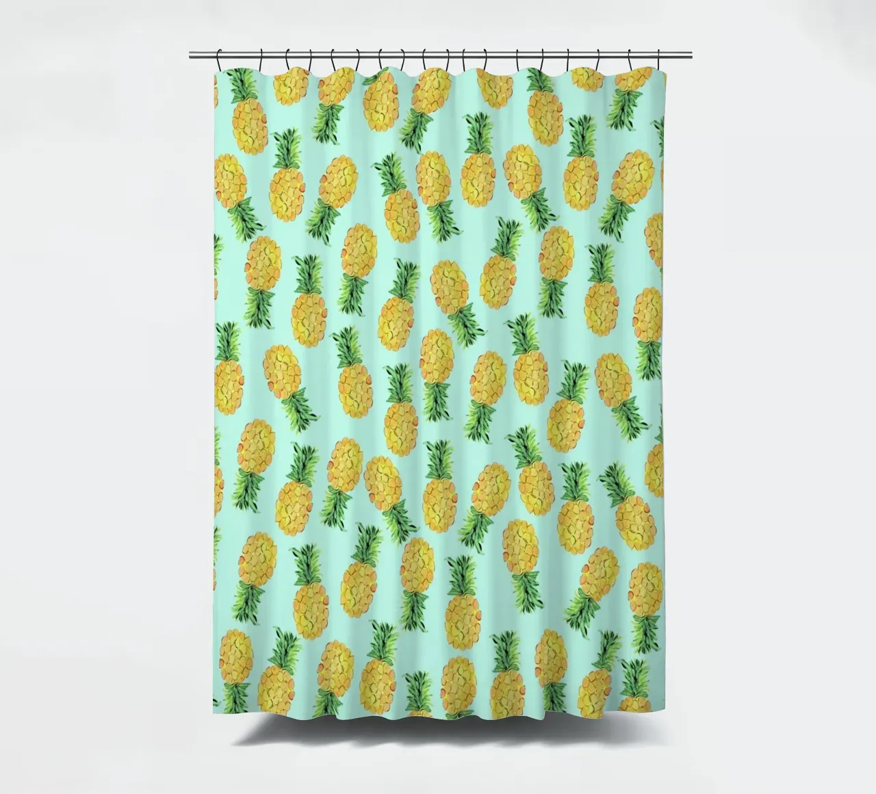 Pineapples Duschvorhang von Amy Sia