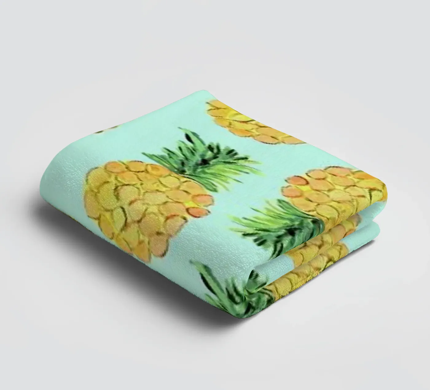 Pineapples badhanddoek van Amy Sia
