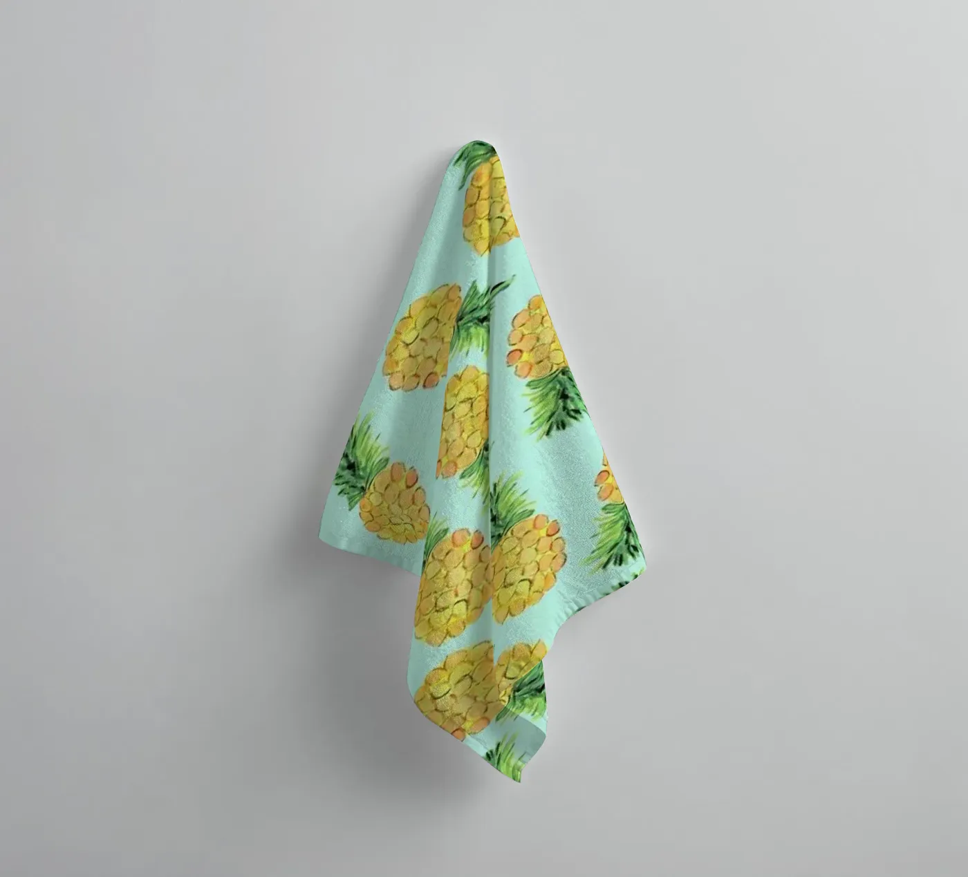 Pineapples badhanddoek van Amy Sia