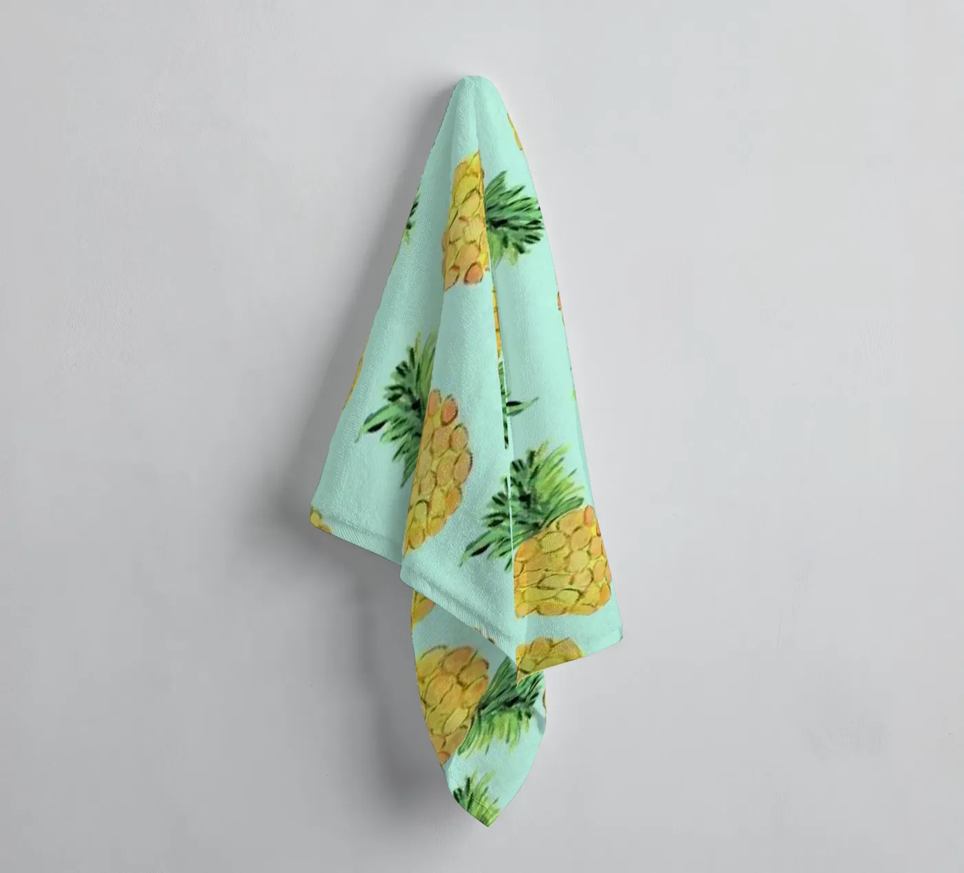 Pineapples badhanddoek van Amy Sia