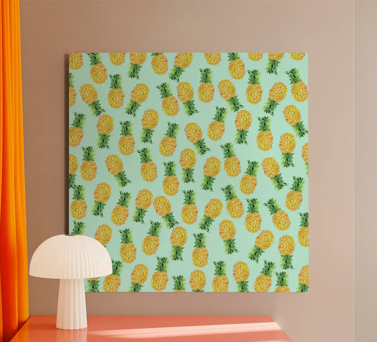 Pineapples alluminio dibond da Amy Sia