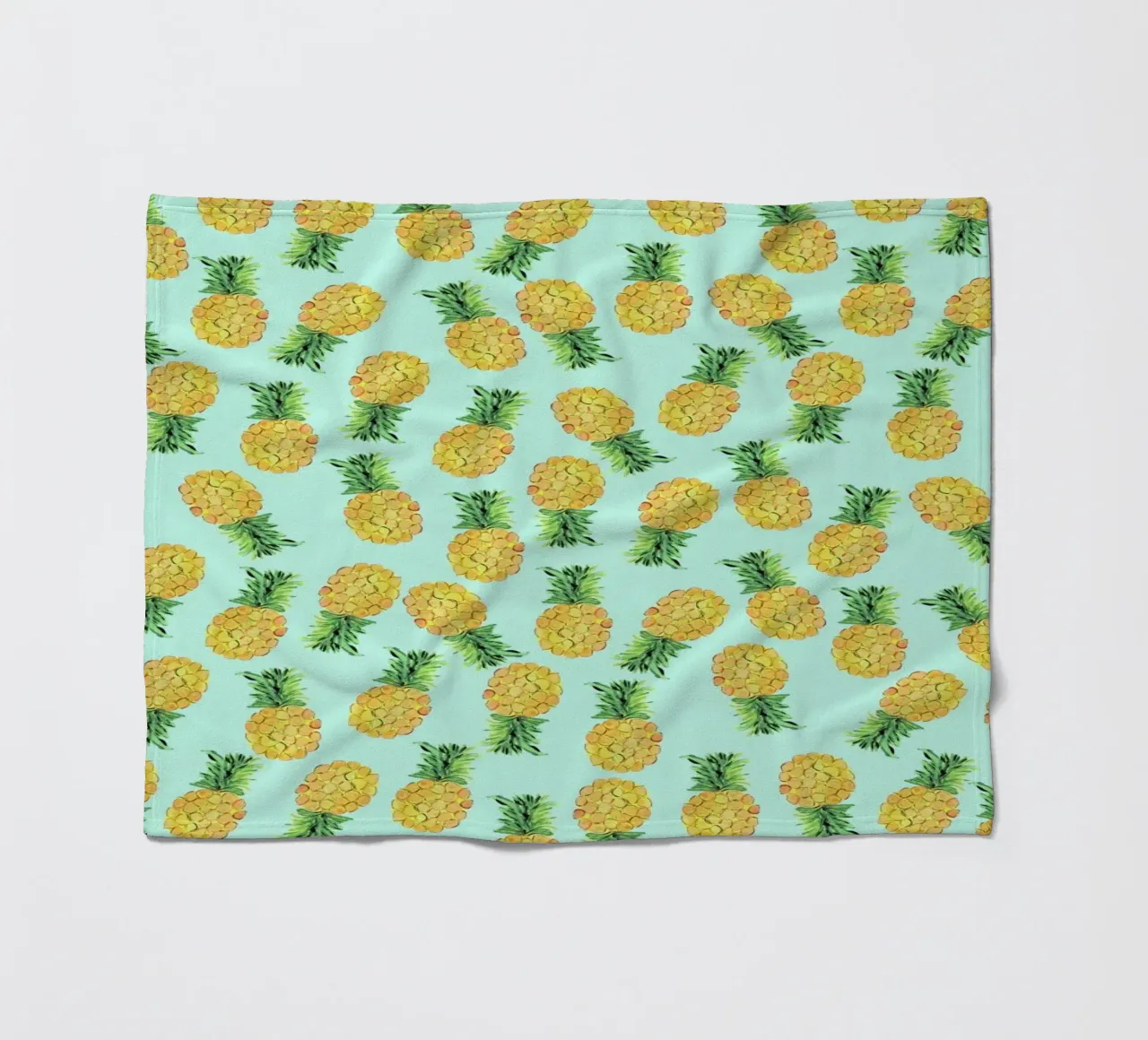 Pineapples coperta in pile da Amy Sia