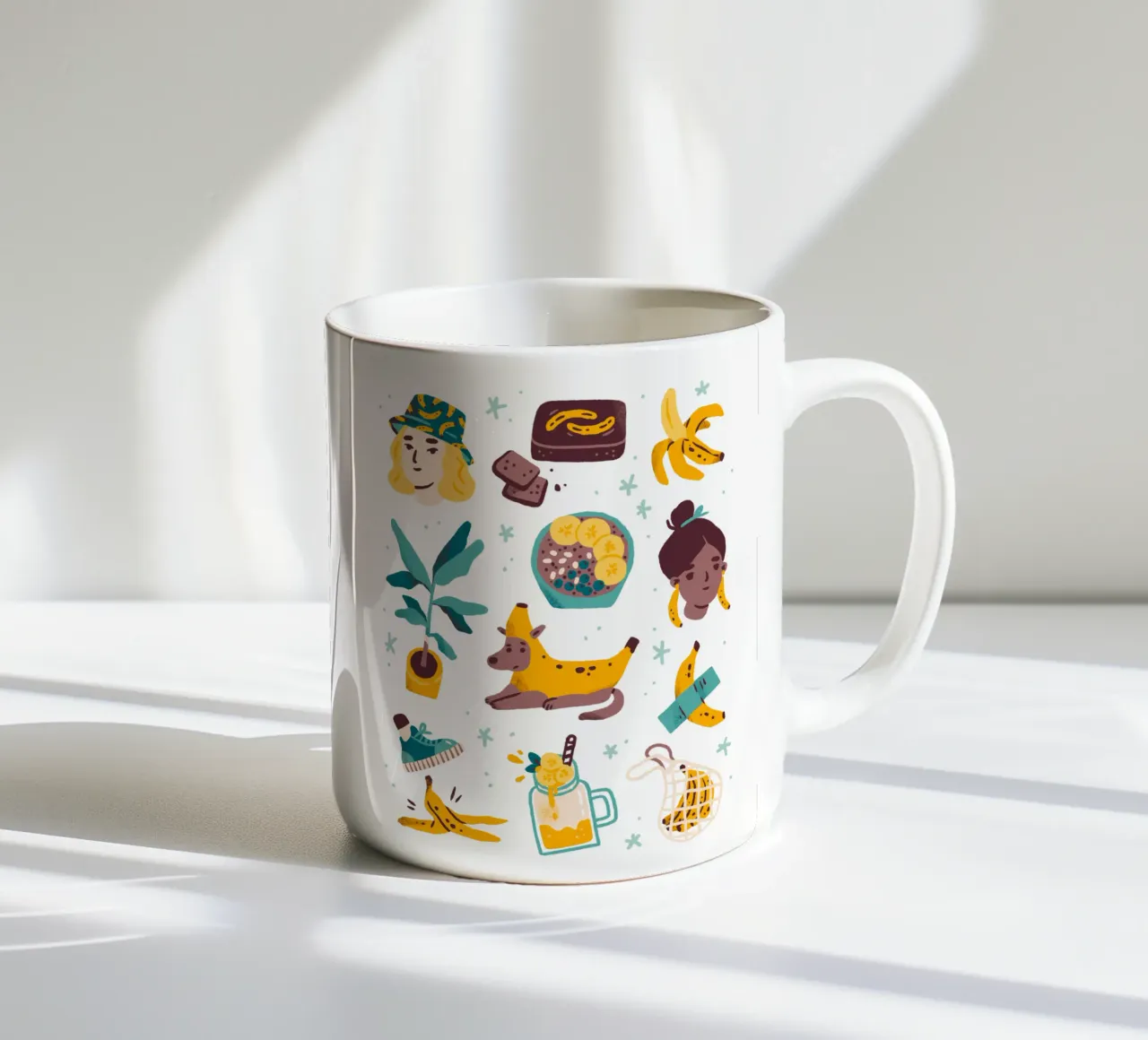 All Things Banana tazza in ceramica da sashakolesnik