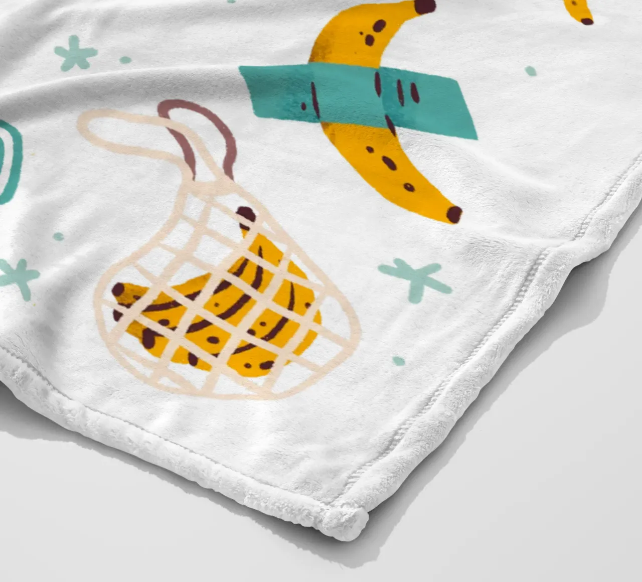 All Things Banana coperta in pile da sashakolesnik