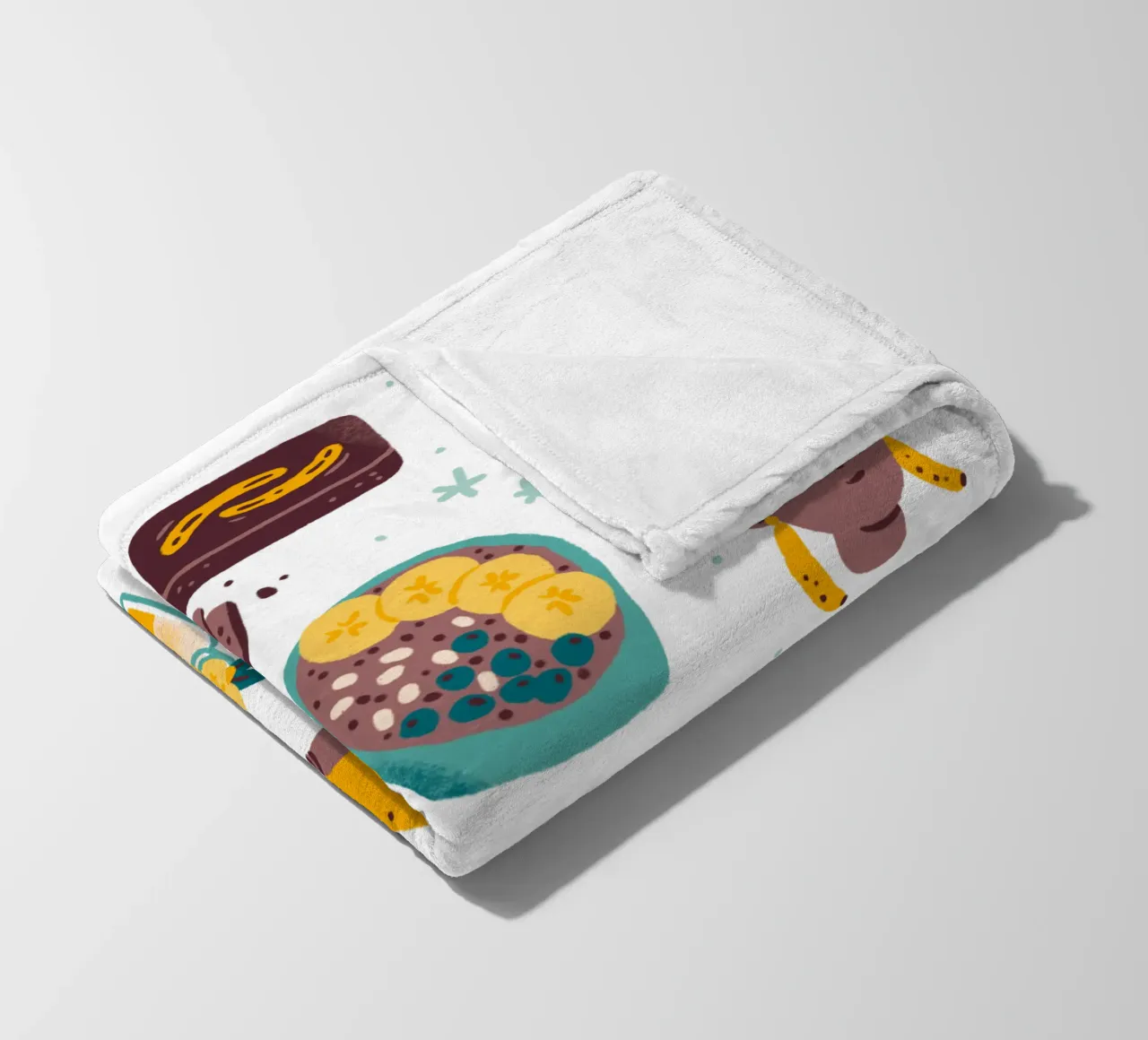 All Things Banana coperta in pile da sashakolesnik