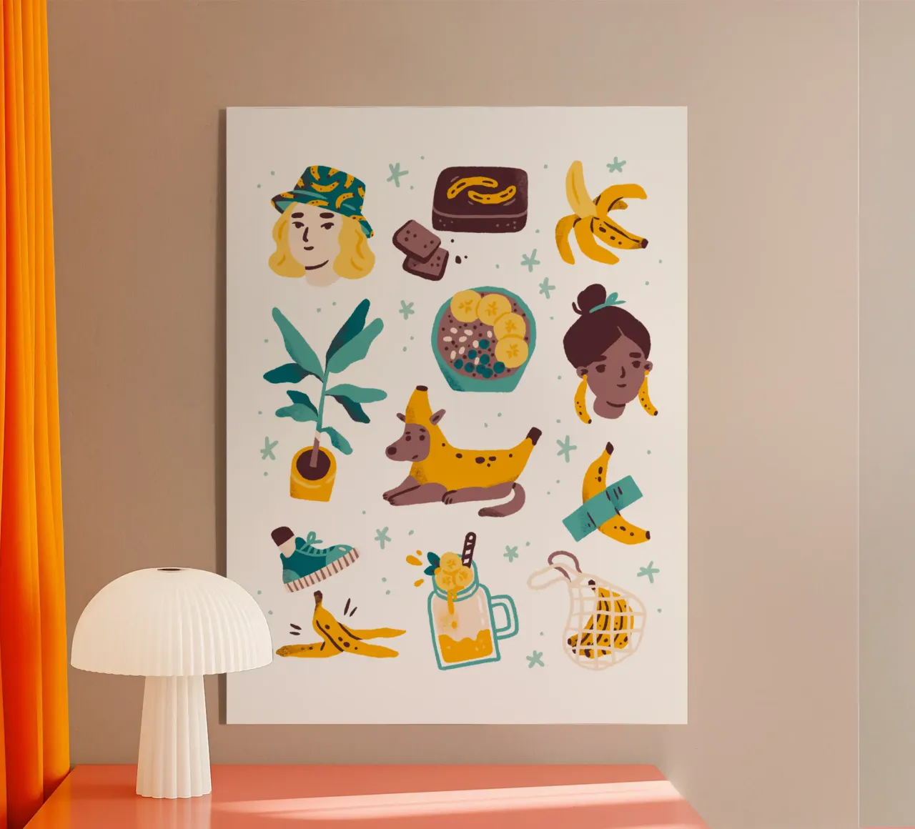 All Things Banana plexiglass da sashakolesnik