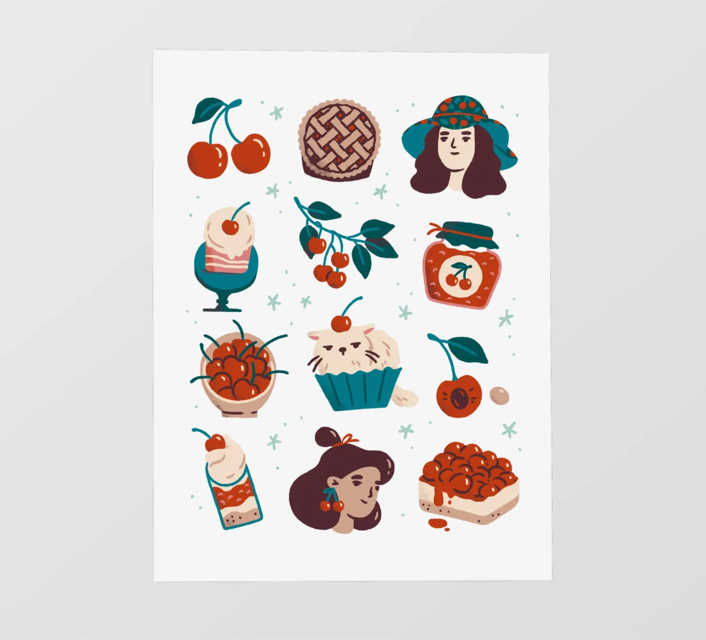 All Things Cherry pellicola backlit da sashakolesnik