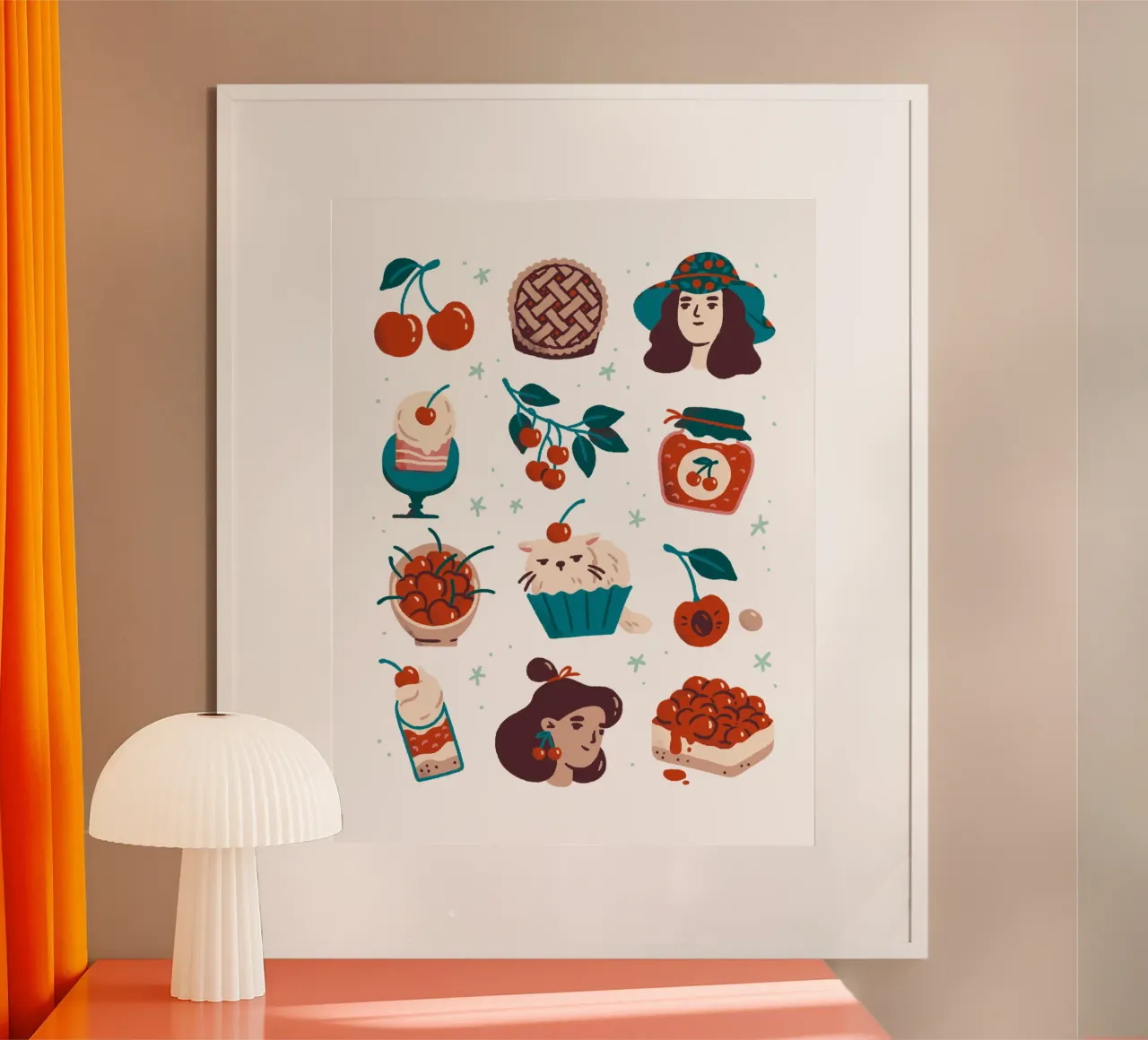 All Things Cherry poster da sashakolesnik