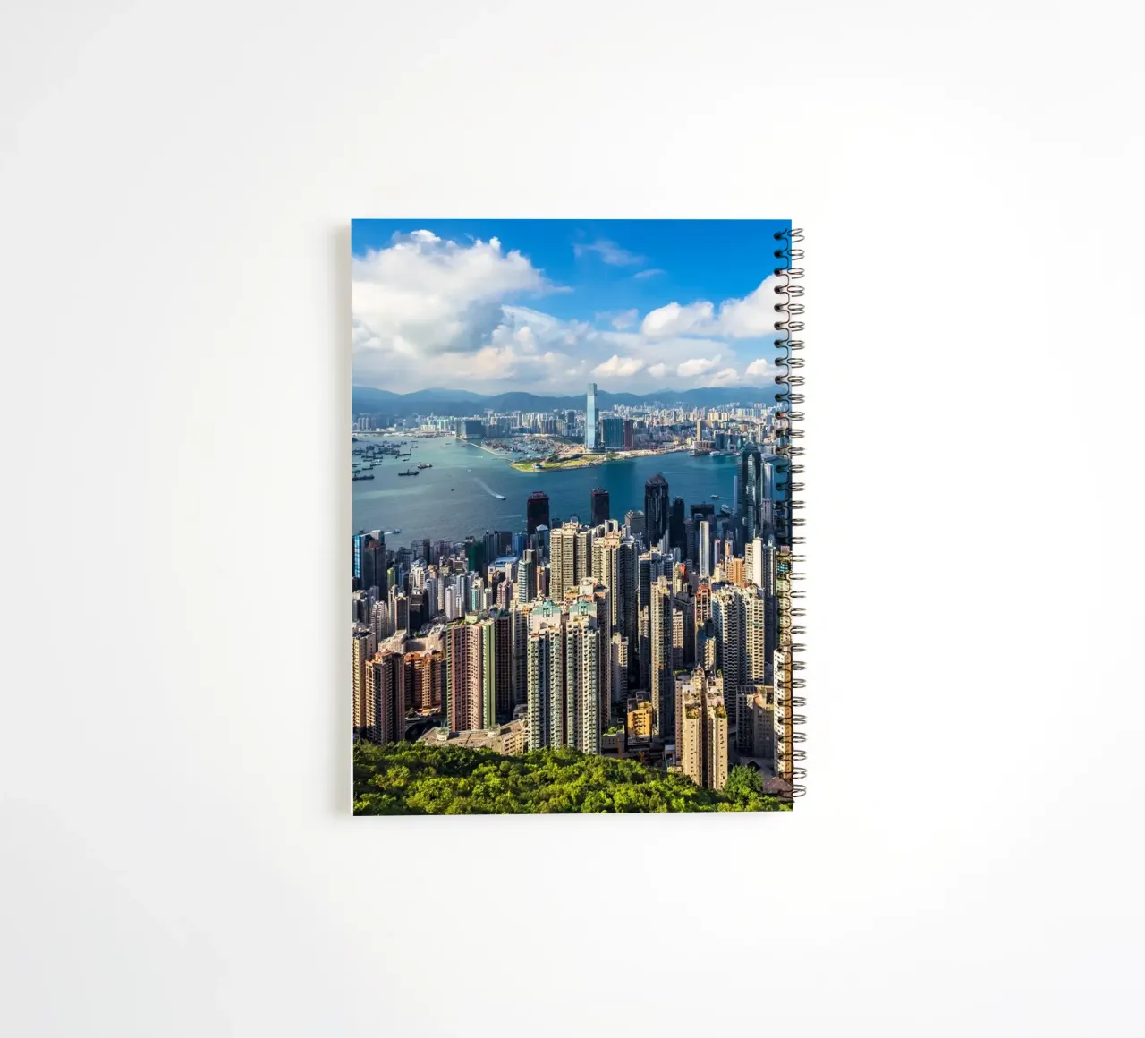 HONG KONG 01 spiral notebook by Tom Uhlenberg