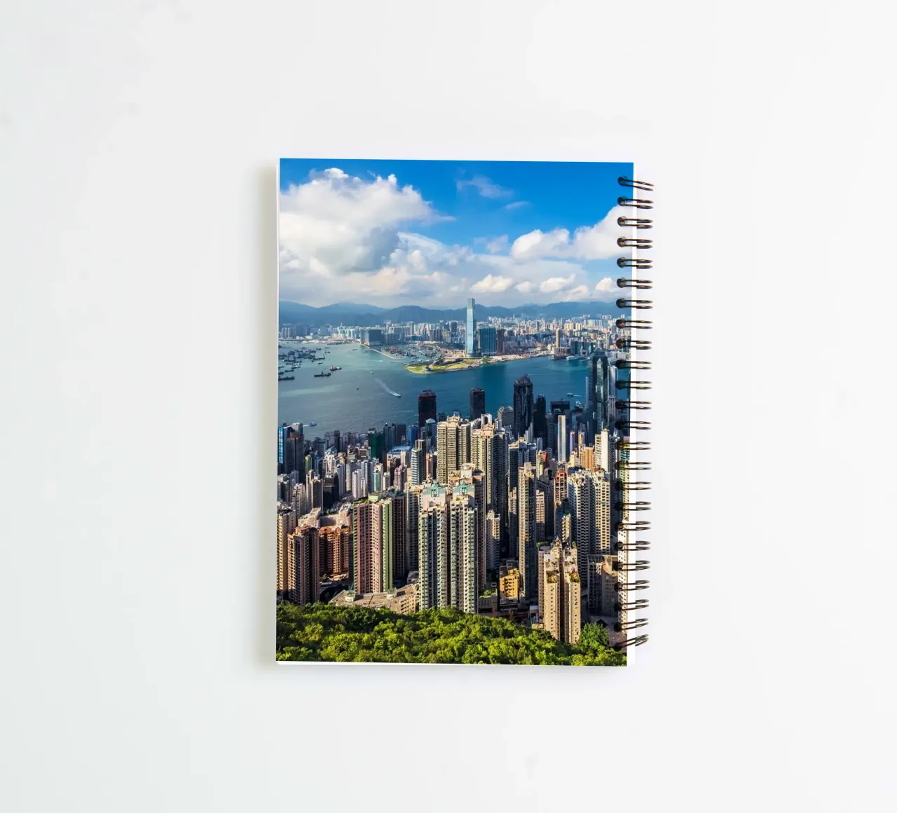 HONG KONG 01 spiral notebook by Tom Uhlenberg