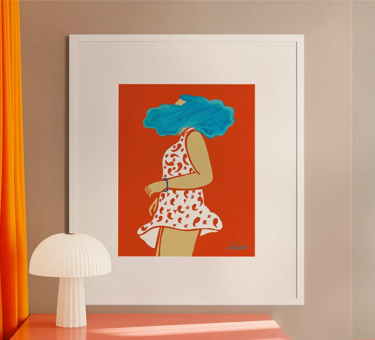 Balla poster con telaio in alluminio da tainah negreiros