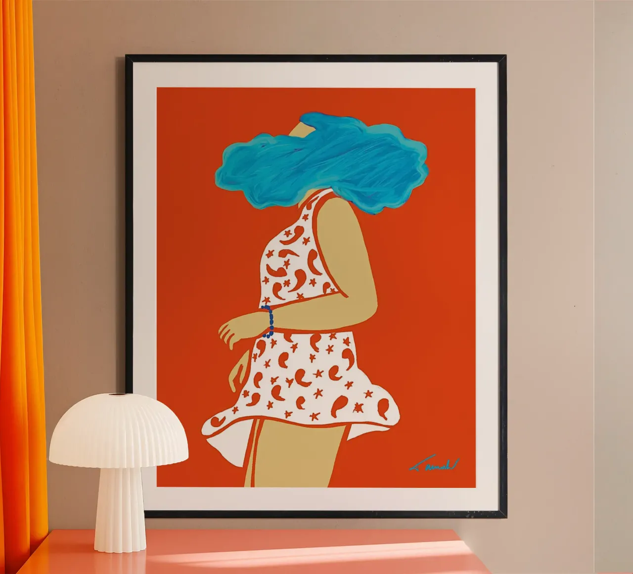 Balla poster con telaio in alluminio da tainah negreiros
