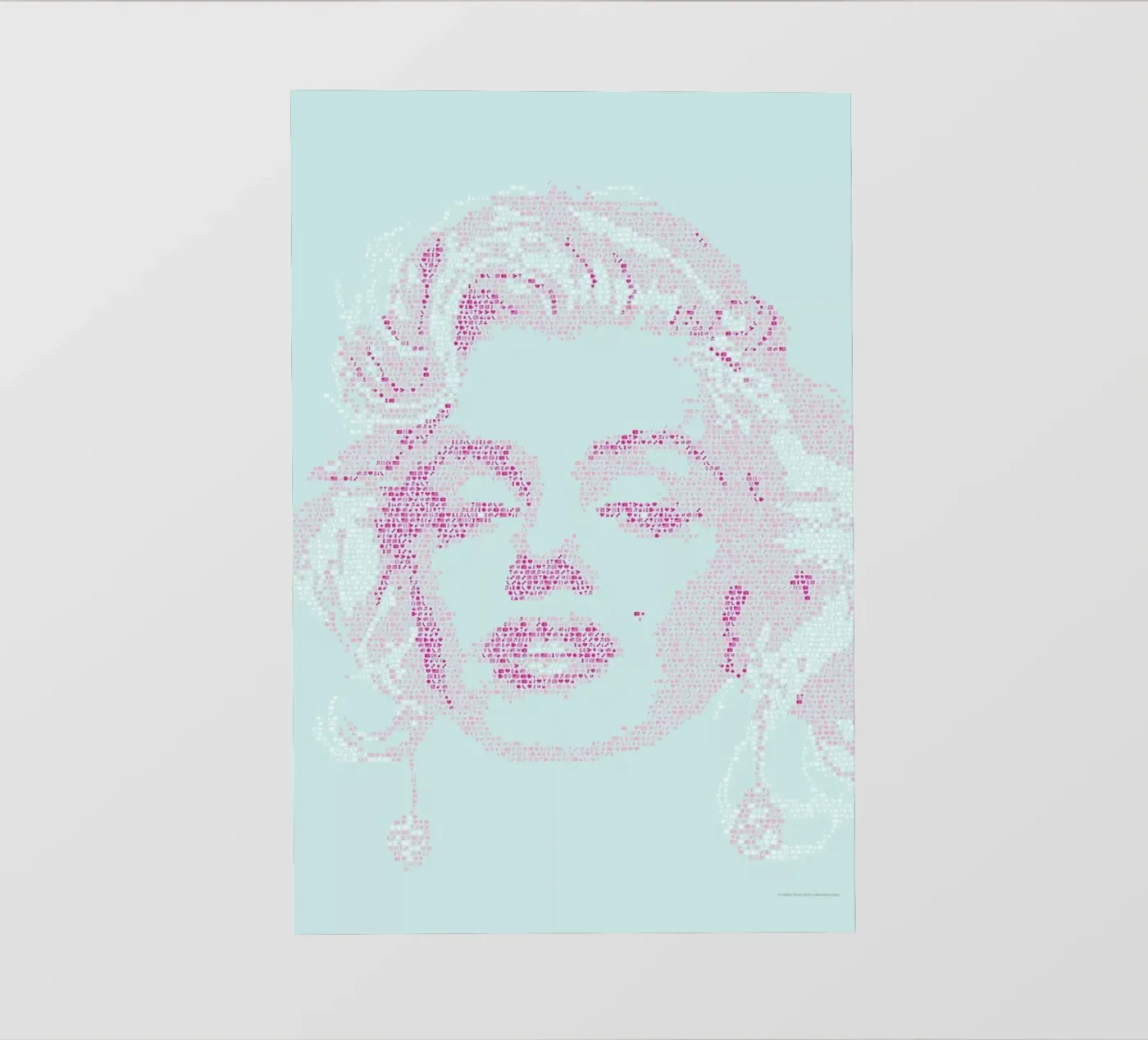 Marilyn pellicola backlit da Viktor Hertz