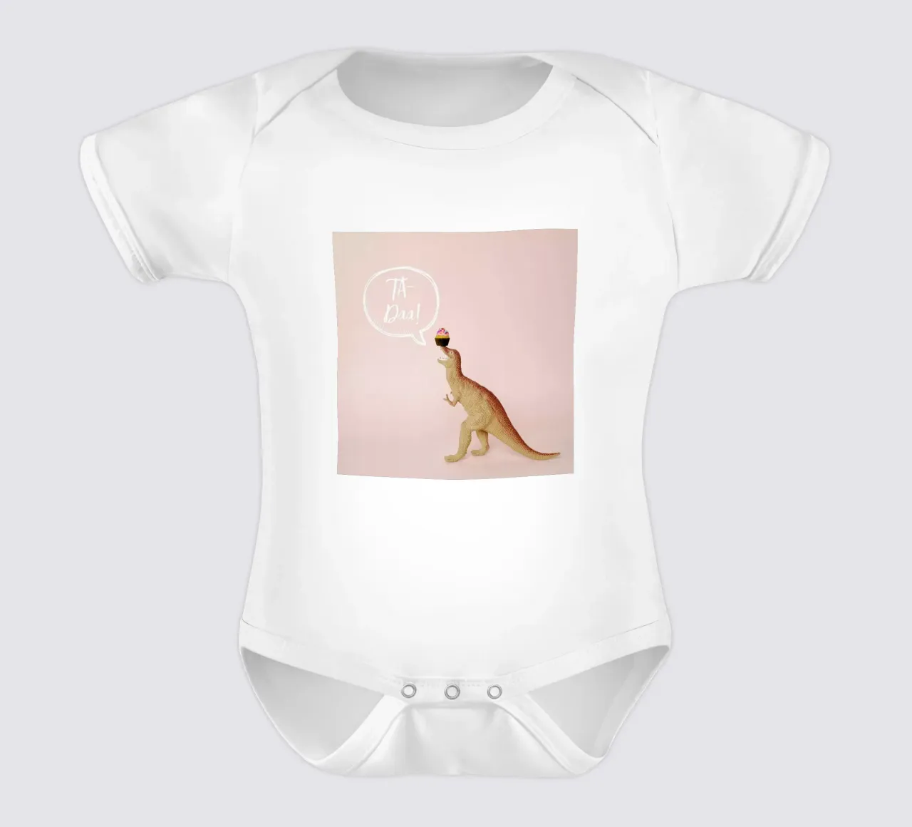 Ta-Daa! short-sleeve baby romper by Juj Winn