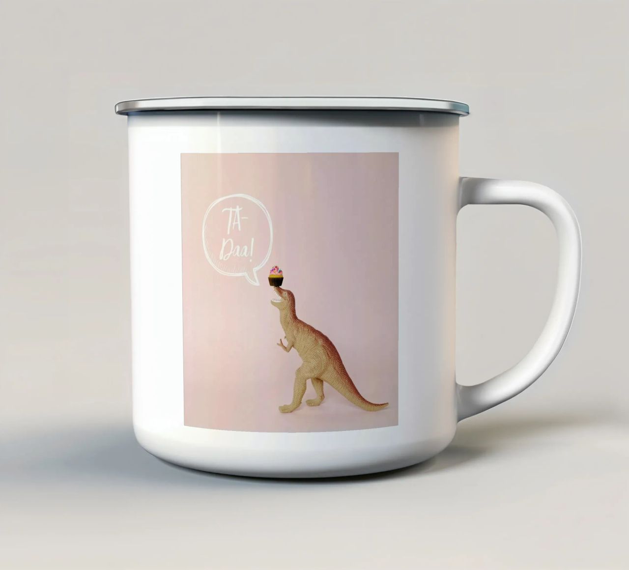 Ta-Daa! tazza in smalto da Juj Winn