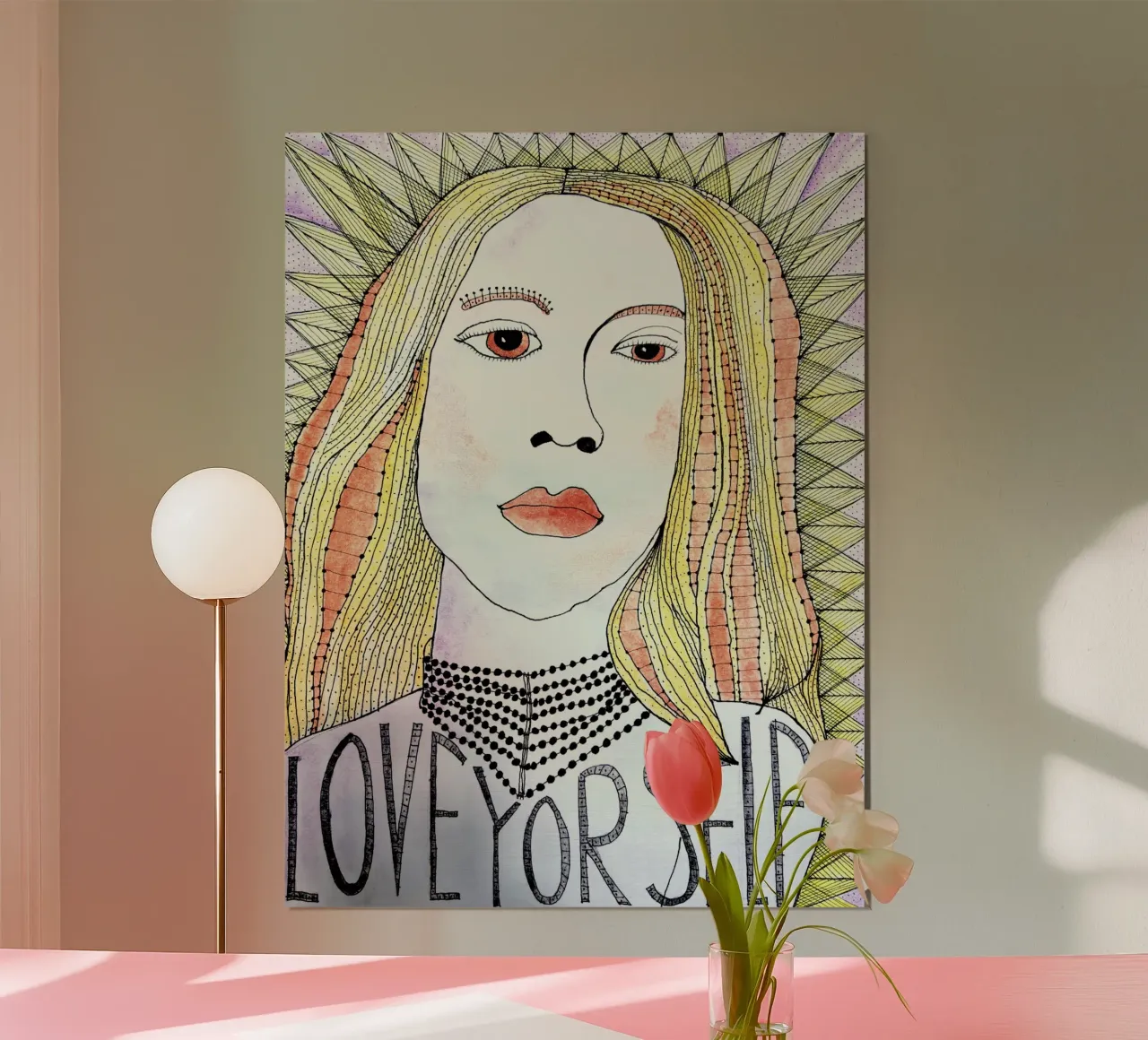 Face - Love yourself poster da MissVeroonica